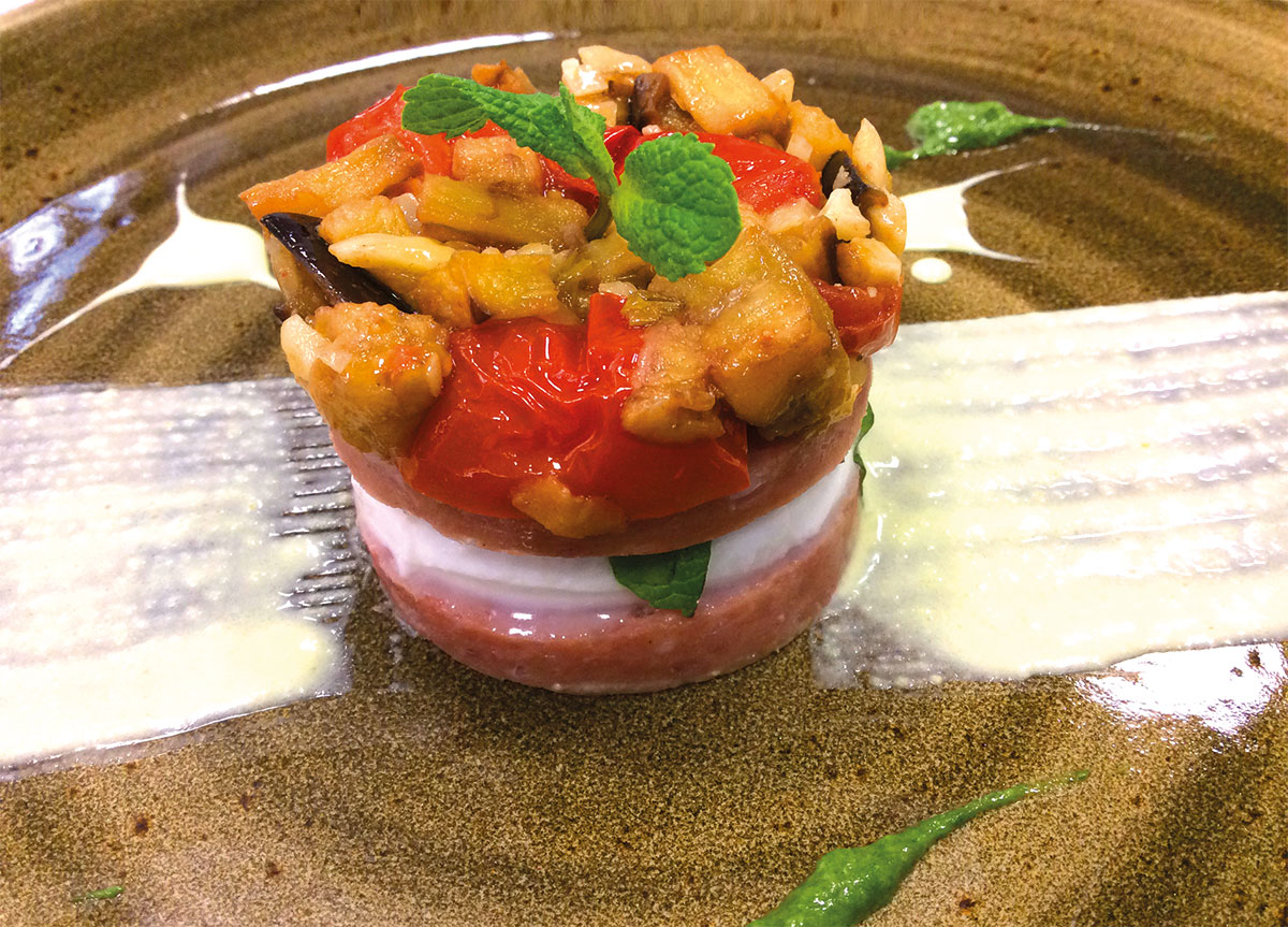 Millefoglie estiva con Cotechino Modena IGP