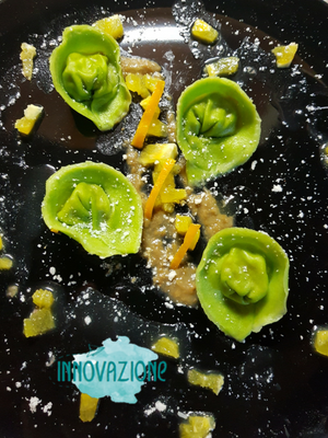 Tortellini ripieni di lenticchie e Cotechino Modena IGP