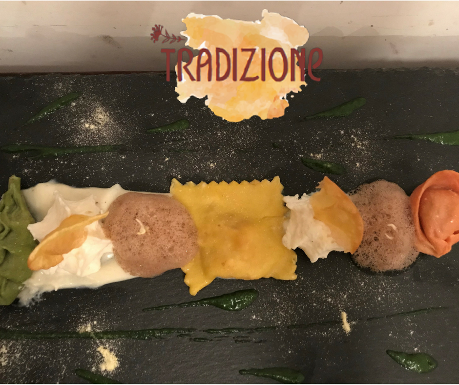 Via Emilia: i ravioli tricolore con Cotechino Modena IGP