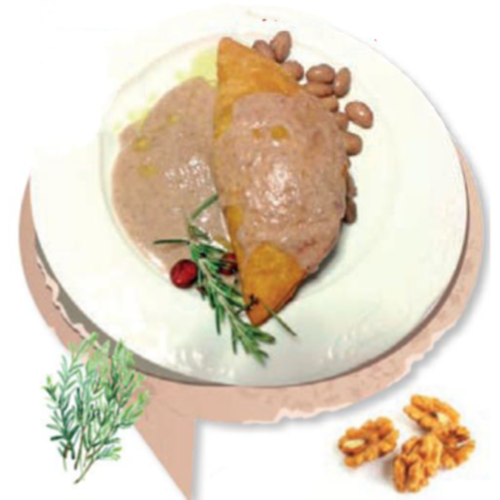 Fagottino di Cotechino Modena IGP in crosta di ceci