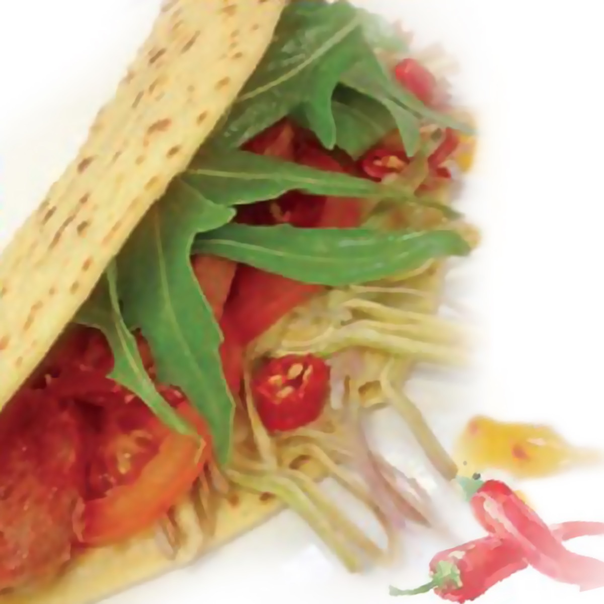 Tacos di farina di ceci e Zampone Modena IGP