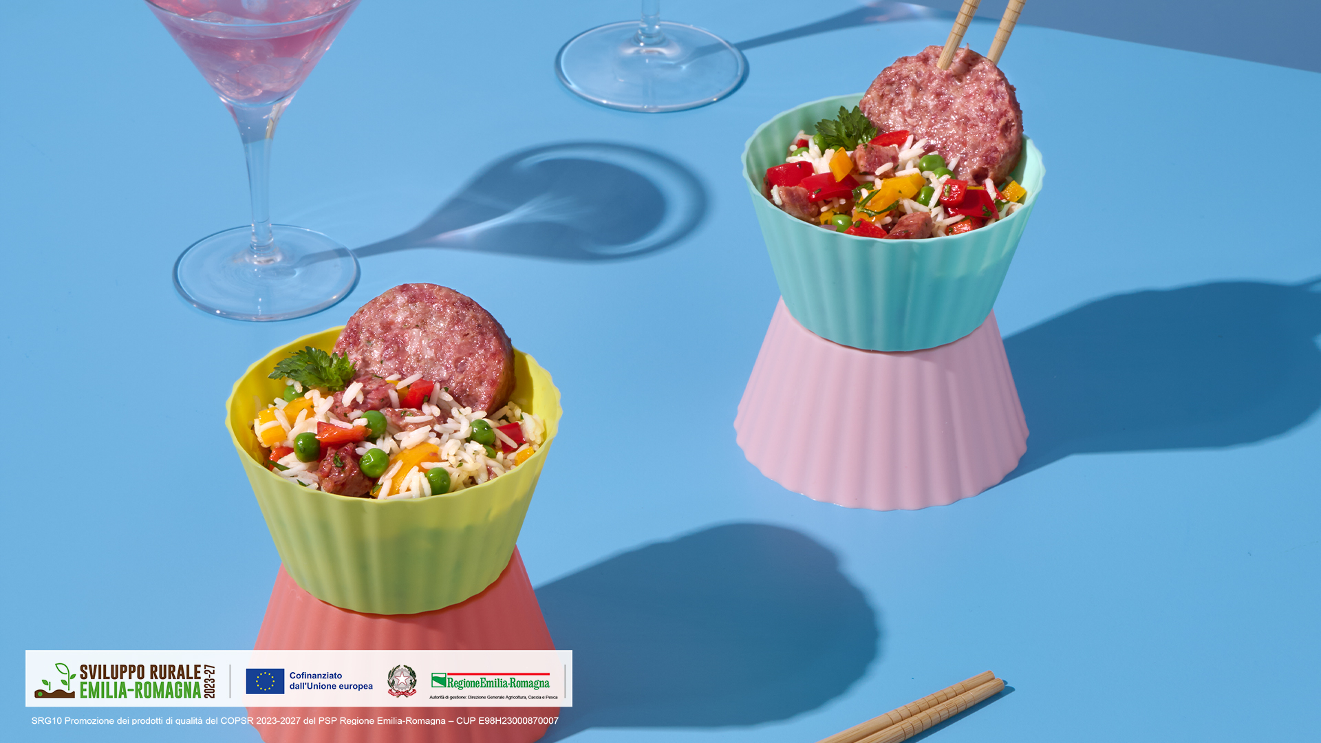 BASMATI REIS MIT COTECHINO MODENA IGP UND  PAPRIKA